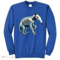 X Ray Anteater Body Anatomy Radiography Skeleton Sweatshirt thumb 0