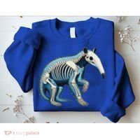 X Ray Anteater Body Anatomy Radiography Skeleton Sweatshirt thumb 2