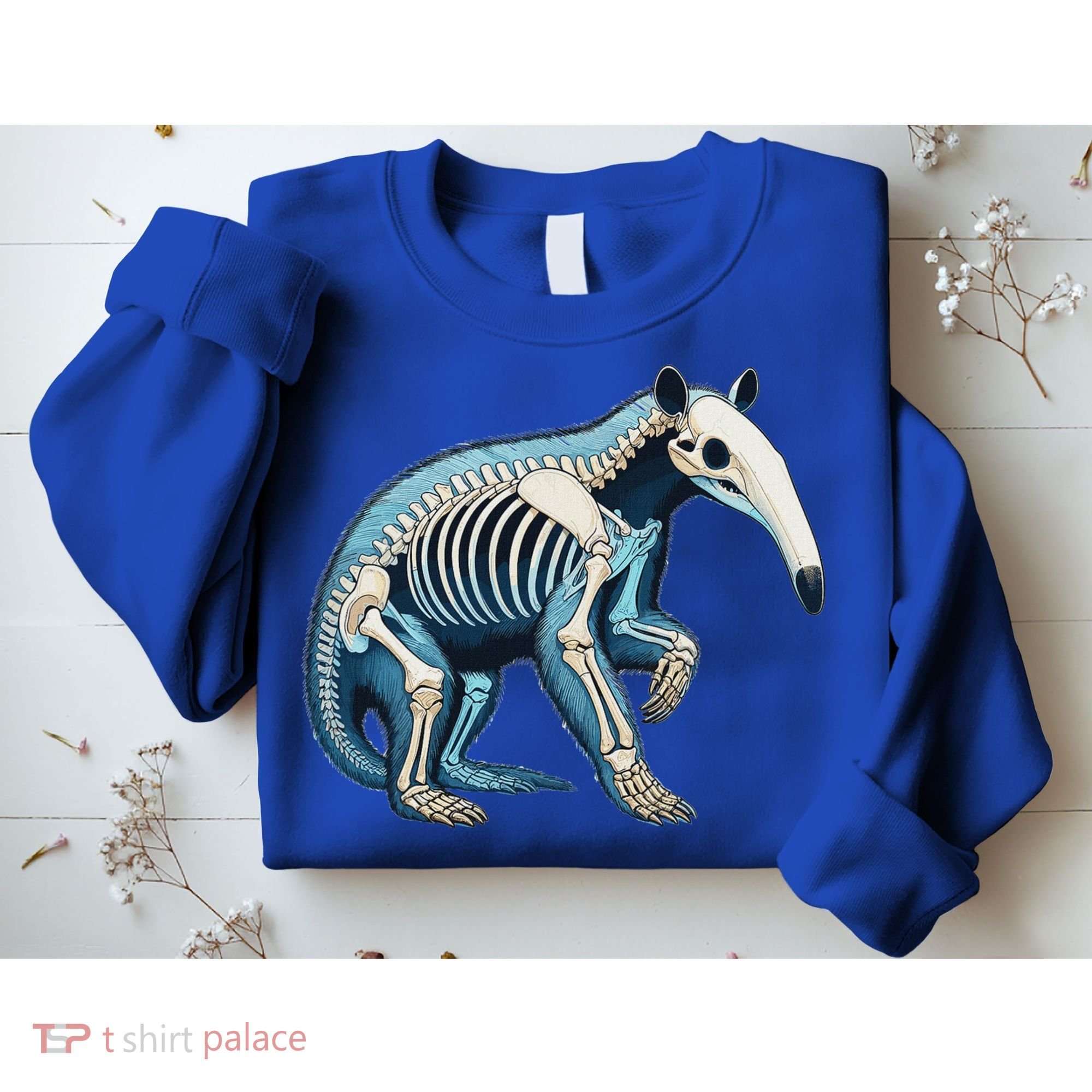 X Ray Anteater Body Anatomy Radiography Skeleton Sweatshirt