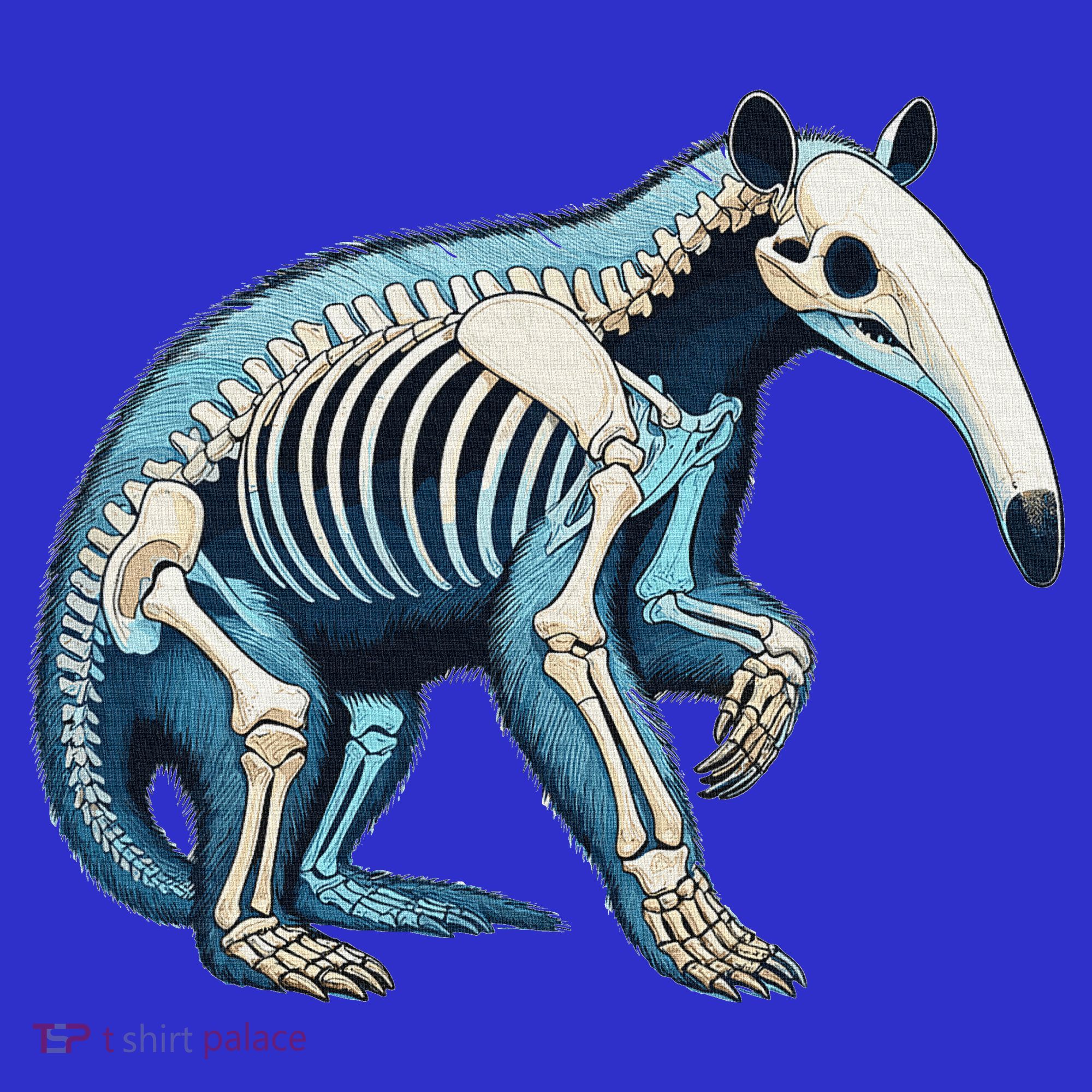 X Ray Anteater Body Anatomy Radiography Skeleton Sweatshirt