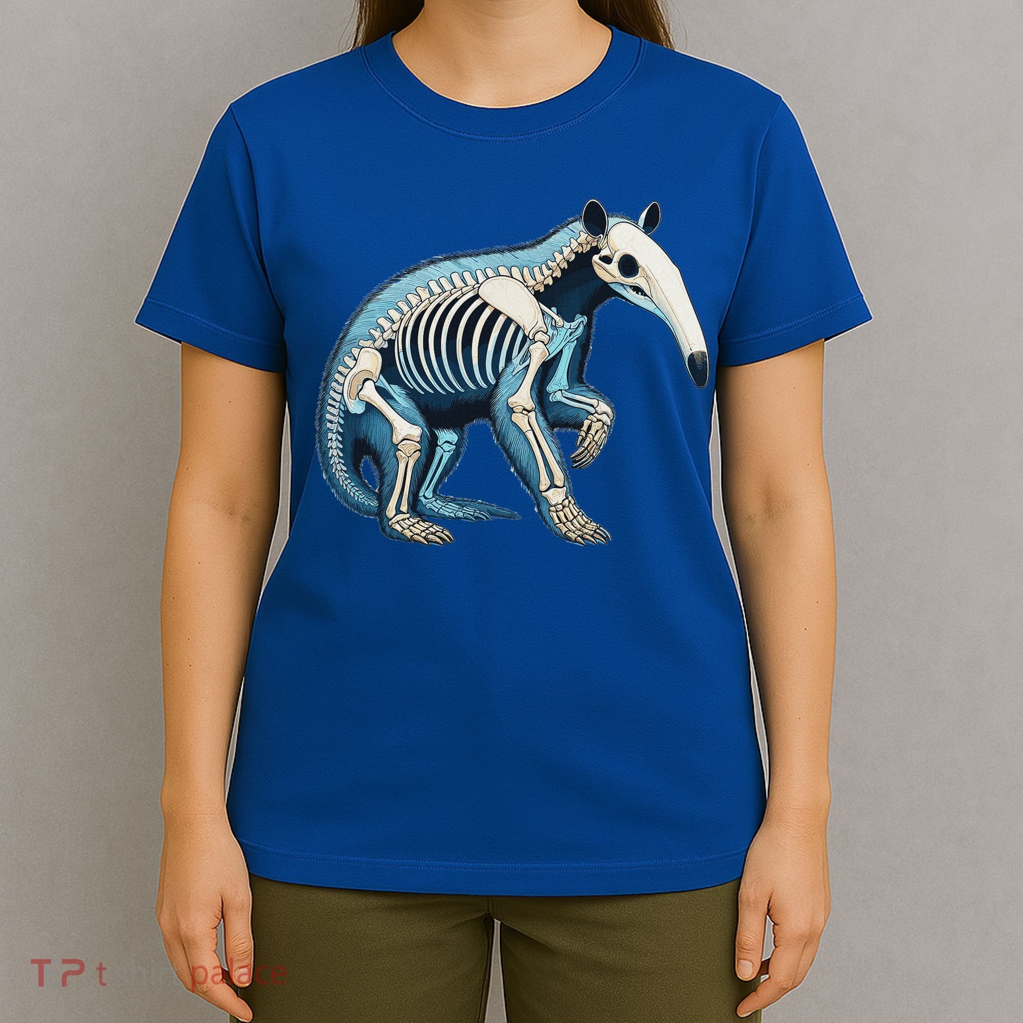 X Ray Anteater Body Anatomy Radiography Skeleton T-Shirt