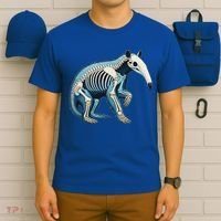 X Ray Anteater Body Anatomy Radiography Skeleton T-Shirt thumb 6