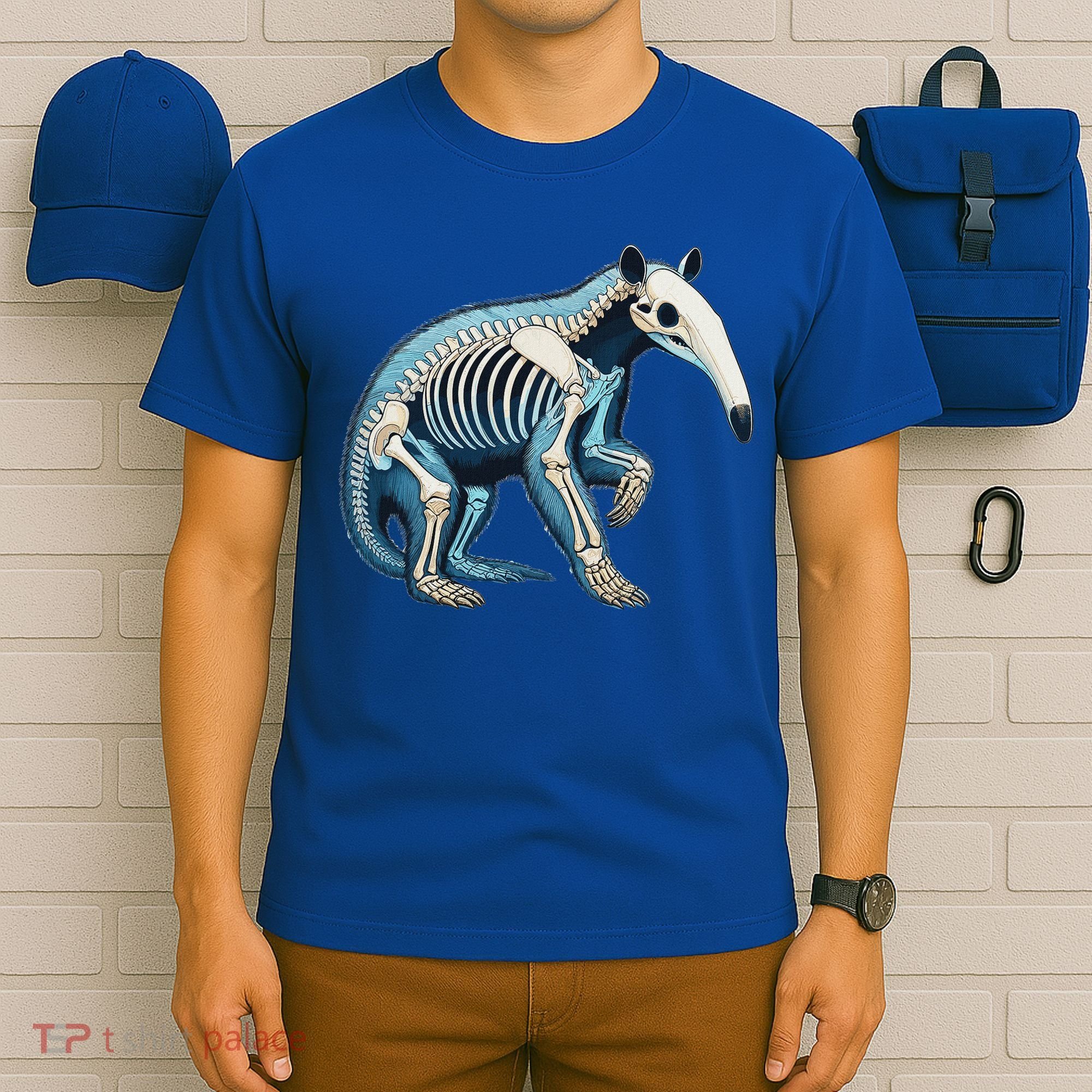 X Ray Anteater Body Anatomy Radiography Skeleton T-Shirt