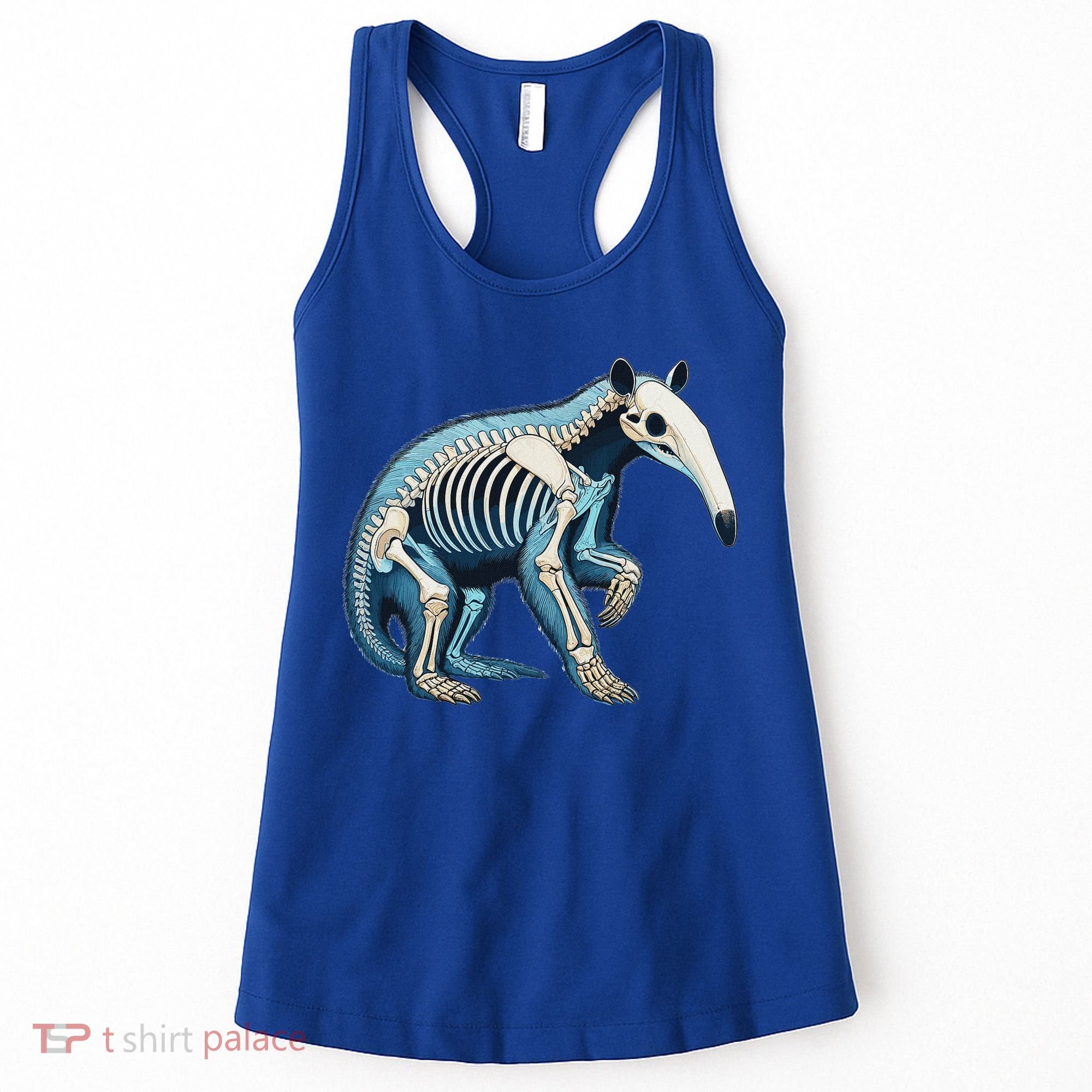 X Ray Anteater Body Anatomy Radiography Skeleton Women's Tank Top
