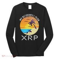Xrp Ripple Cryptocurrency My Retirement Plan Beach Vacation Long Sleeve Shirt thumb 0