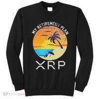 Xrp Ripple Cryptocurrency My Retirement Plan Beach Vacation Sweatshirt thumb 0