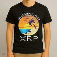 Xrp Ripple Cryptocurrency My Retirement Plan Beach Vacation T-Shirt thumb 3