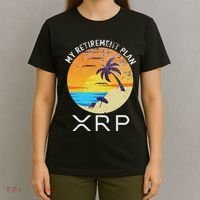 Xrp Ripple Cryptocurrency My Retirement Plan Beach Vacation T-Shirt thumb 4