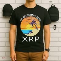 Xrp Ripple Cryptocurrency My Retirement Plan Beach Vacation T-Shirt thumb 6