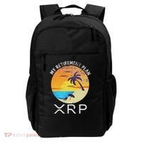 Xrp Ripple Cryptocurrency My Retirement Plan Beach Vacation Backpack thumb 0