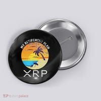 Xrp Ripple Cryptocurrency My Retirement Plan Beach Vacation Button thumb 0