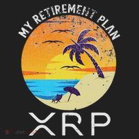 Xrp Ripple Cryptocurrency My Retirement Plan Beach Vacation Beanie thumb 2