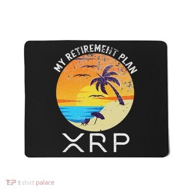 Xrp Ripple Cryptocurrency My Retirement Plan Beach Vacation Mousepad
