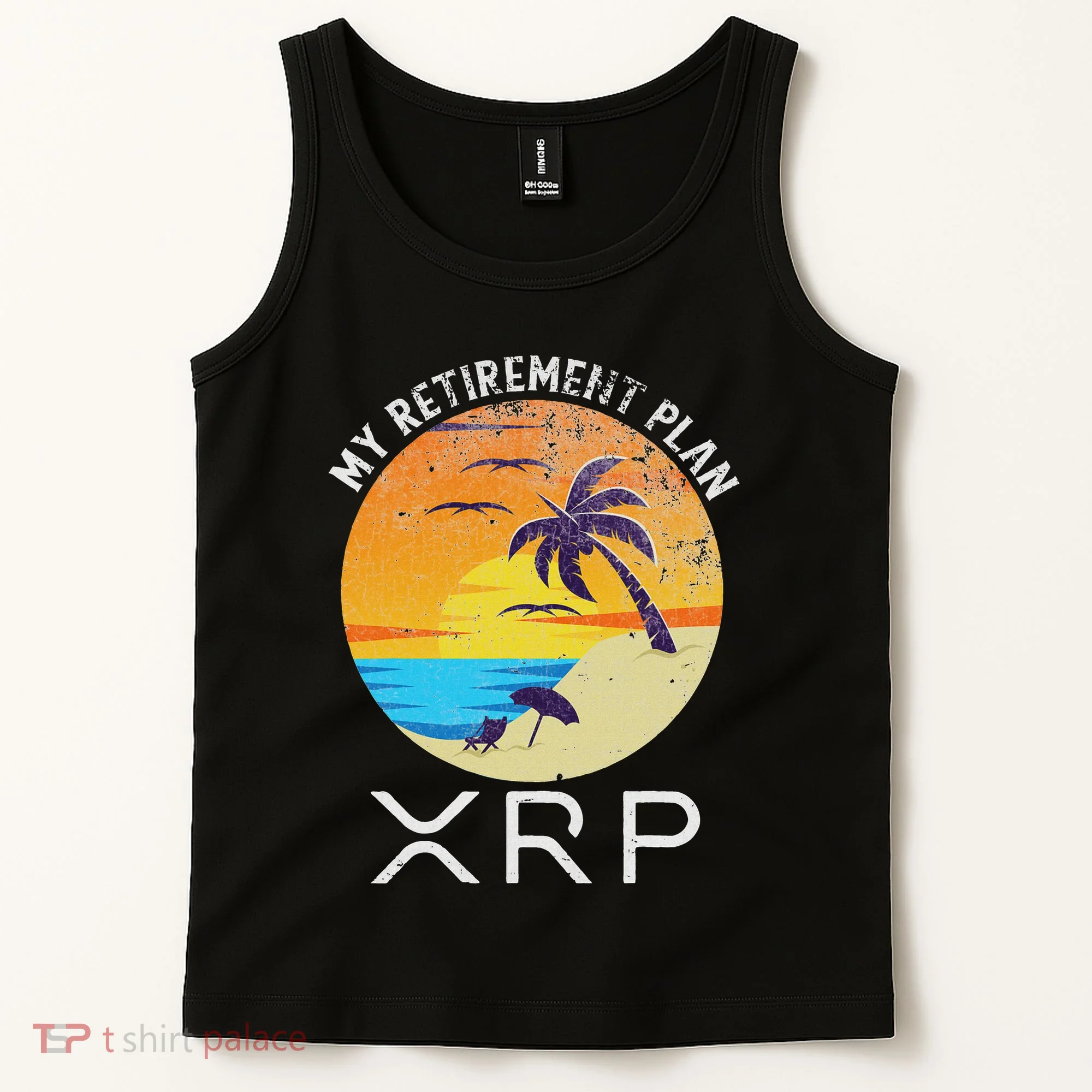 Xrp Ripple Cryptocurrency My Retirement Plan Beach Vacation Tank Top