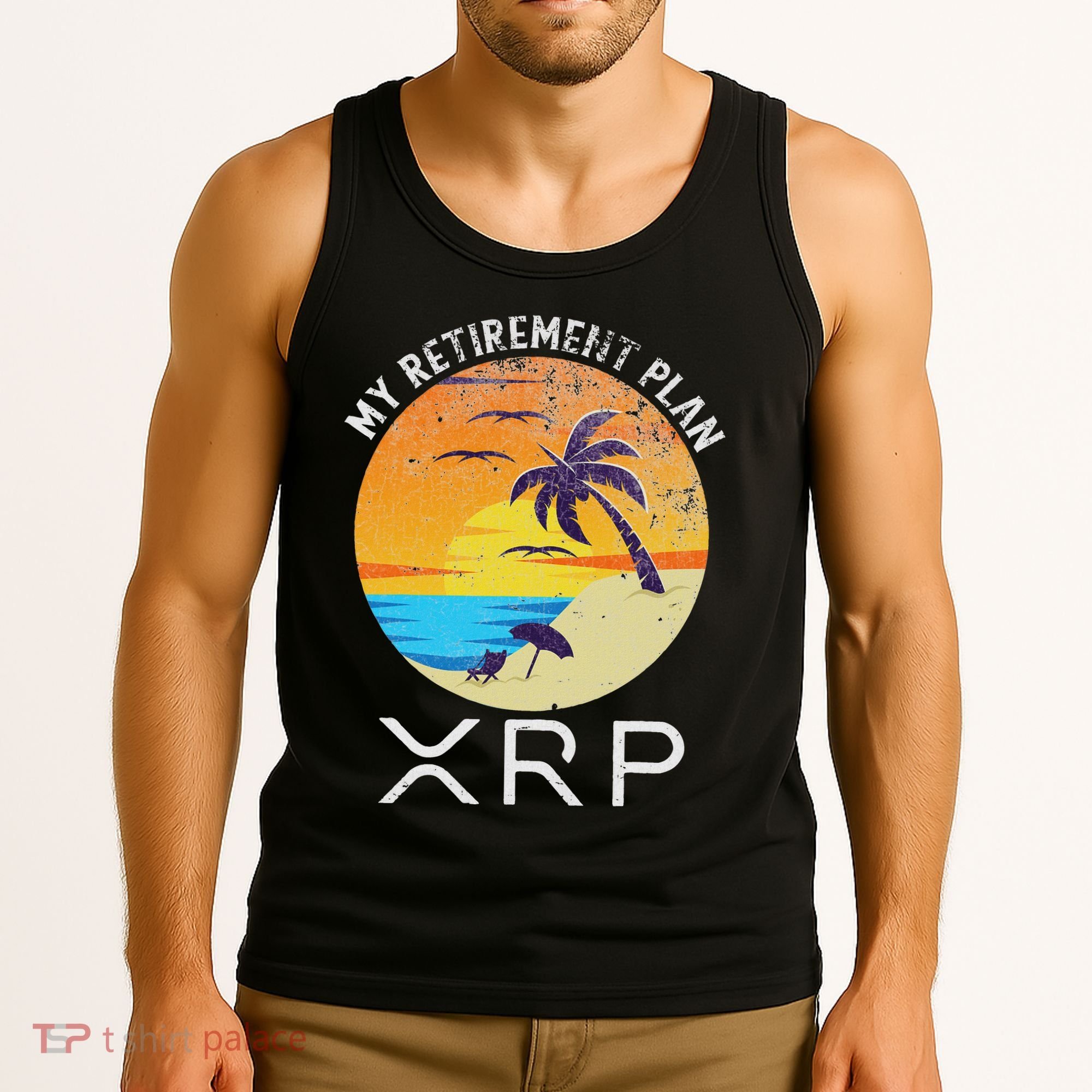 Xrp Ripple Cryptocurrency My Retirement Plan Beach Vacation Tank Top