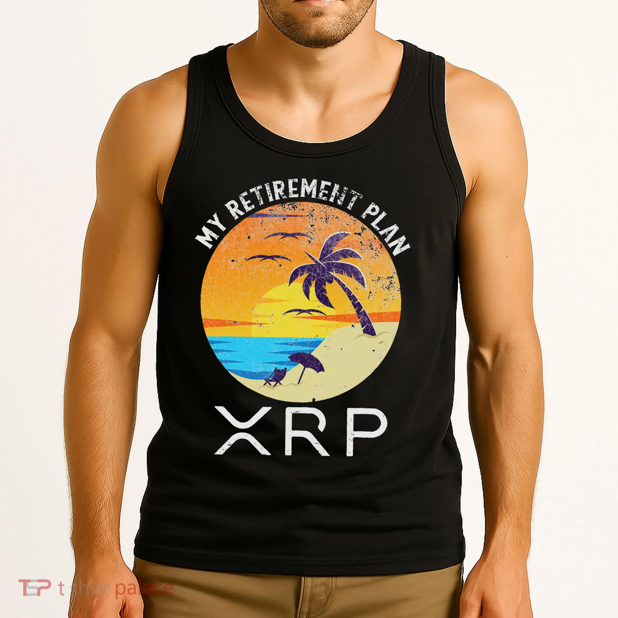 Xrp Ripple Cryptocurrency My Retirement Plan Beach Vacation Tank Top