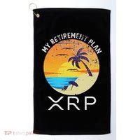 Xrp Ripple Cryptocurrency My Retirement Plan Beach Vacation Golf Towel thumb 0