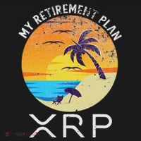 Xrp Ripple Cryptocurrency My Retirement Plan Beach Vacation Women's Long Sleeve Shirt thumb 2