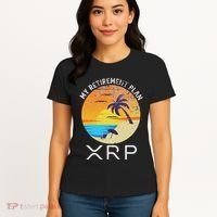 Xrp Ripple Cryptocurrency My Retirement Plan Beach Vacation Women's T-Shirt thumb 4