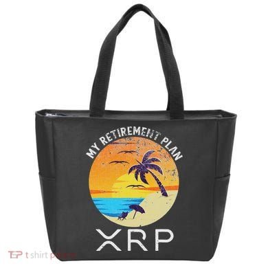 Xrp Ripple Cryptocurrency My Retirement Plan Beach Vacation Tote Bag