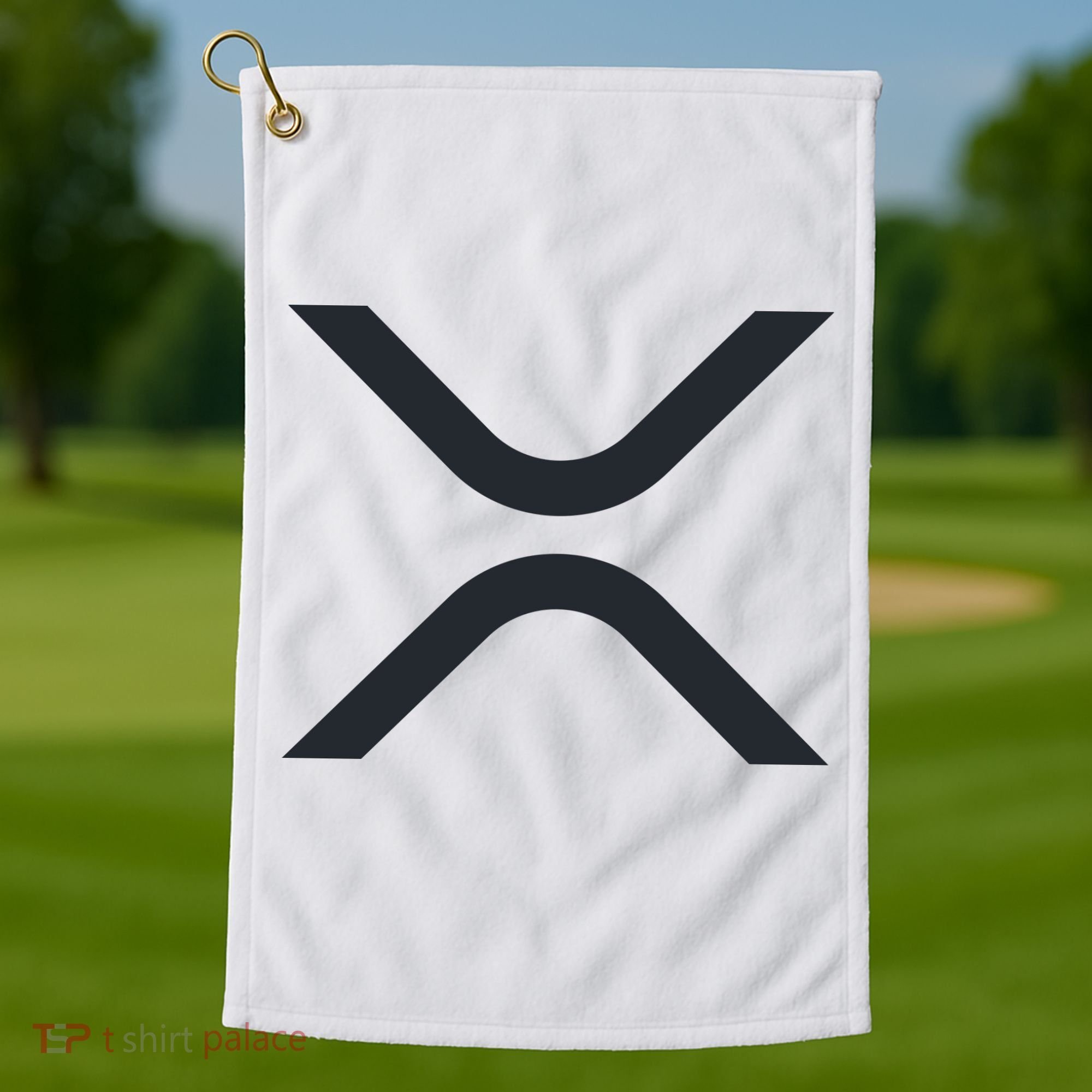 XRP Ripple Logo Golf Towel