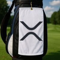 XRP Ripple Logo Golf Towel thumb 2