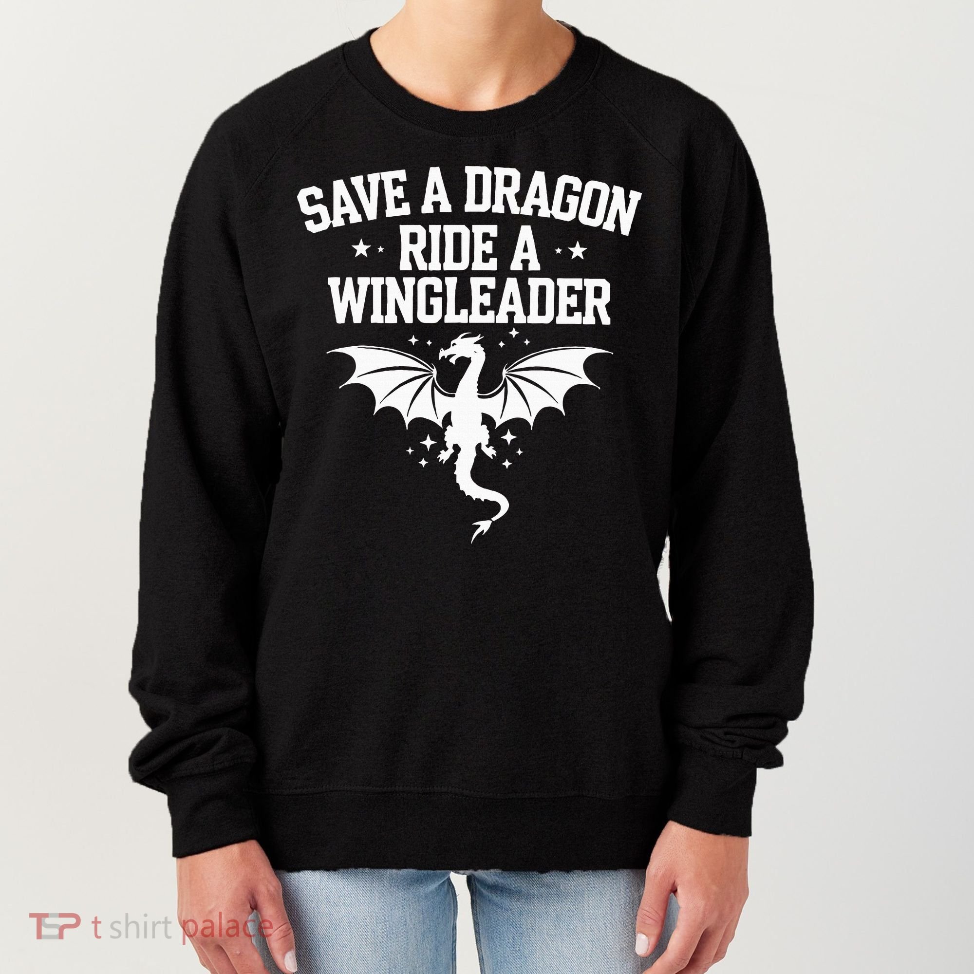 Xaddy Save A Dragon Ride A Wingleader 4th Wing Book Lover Women's Sweatshirt