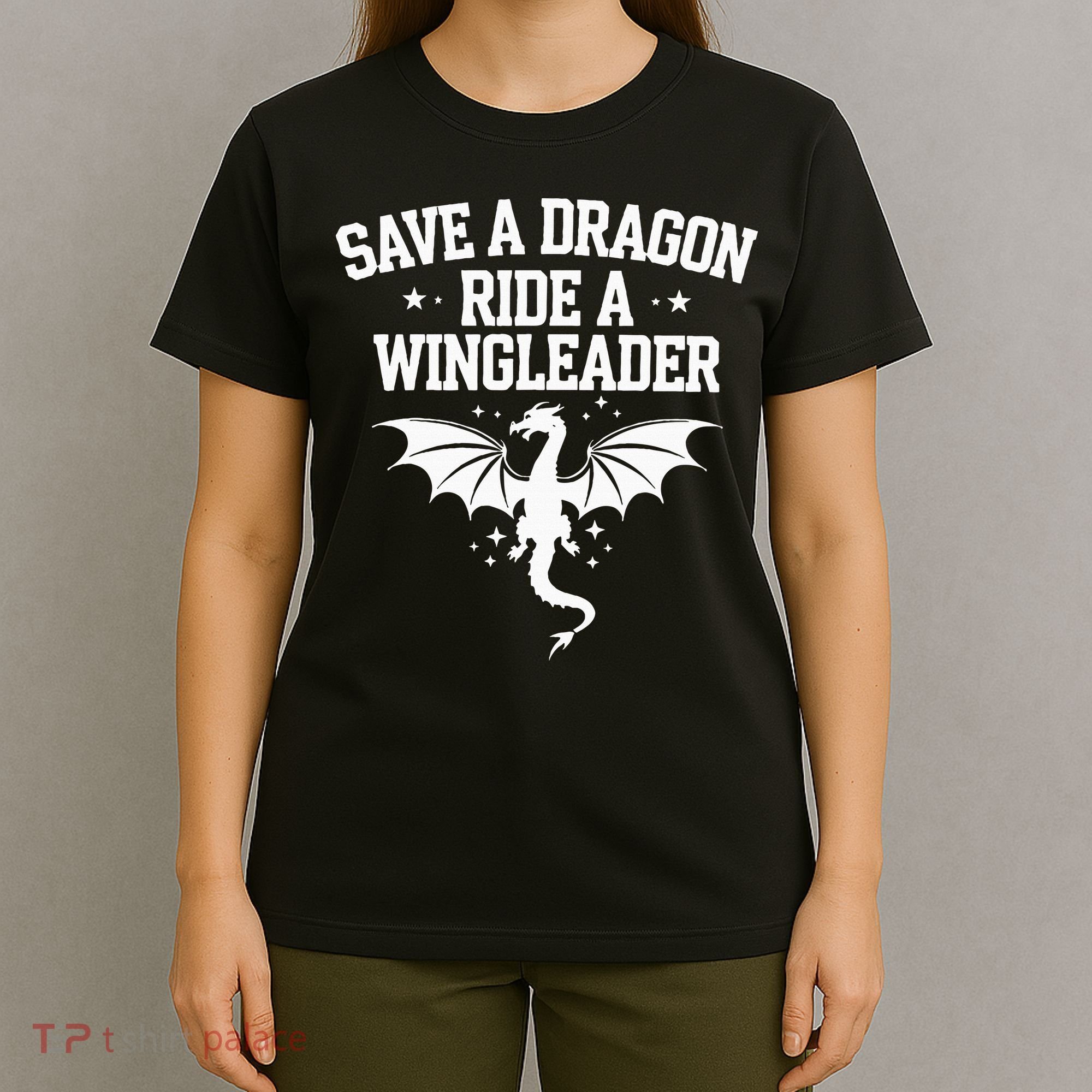 Xaddy Save A Dragon Ride A Wingleader 4th Wing Book Lover T-Shirt
