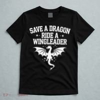 Xaddy Save A Dragon Ride A Wingleader 4th Wing Book Lover T-Shirt thumb 5
