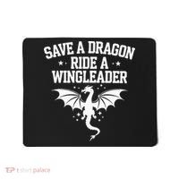 Xaddy Save A Dragon Ride A Wingleader 4th Wing Book Lover Mousepad thumb 0