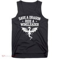Xaddy Save A Dragon Ride A Wingleader 4th Wing Book Lover Tank Top thumb 0