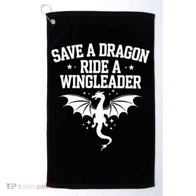 Xaddy Save A Dragon Ride A Wingleader 4th Wing Book Lover Golf Towel