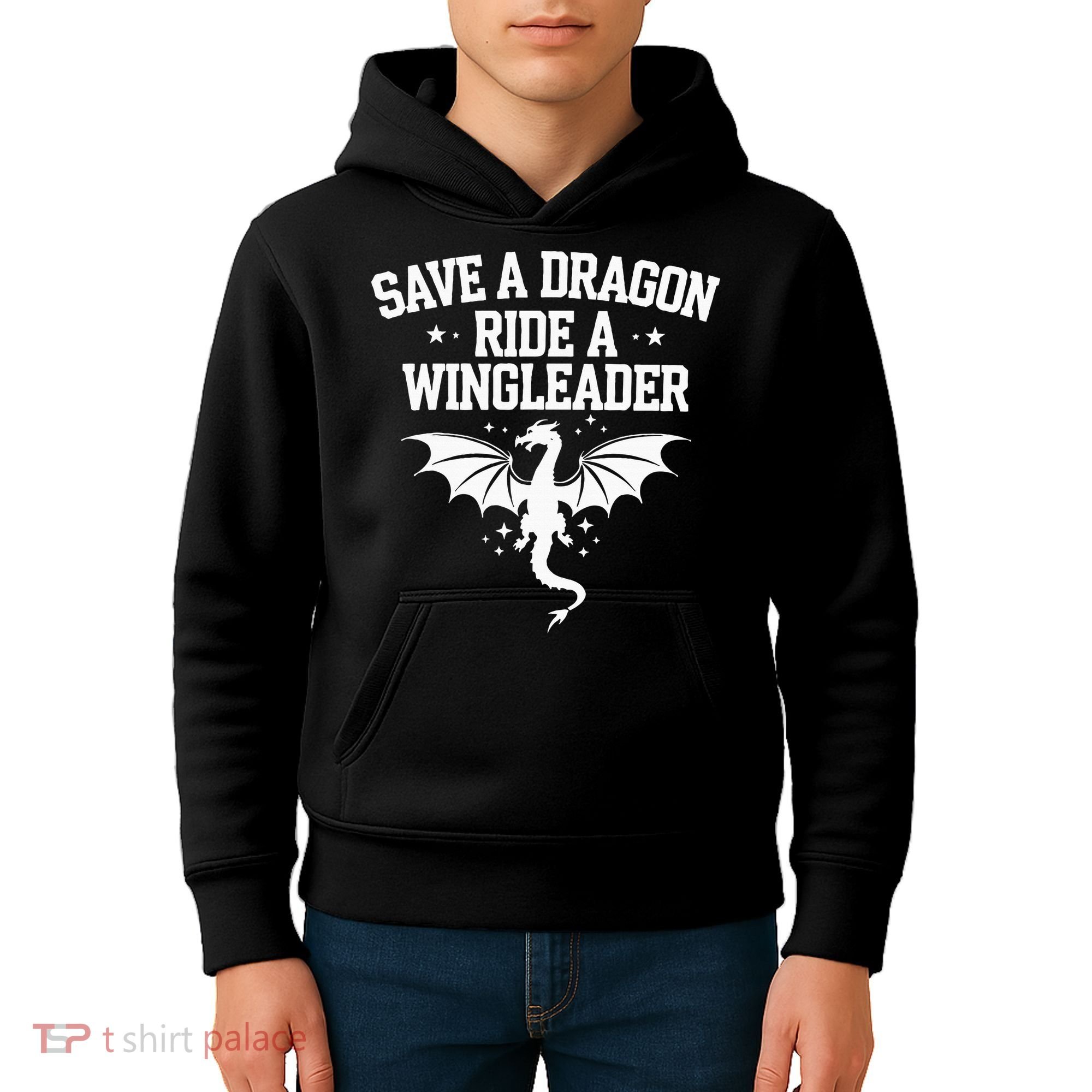 Xaddy Save A Dragon Ride A Wingleader 4th Wing Book Lover Kids Hoodie