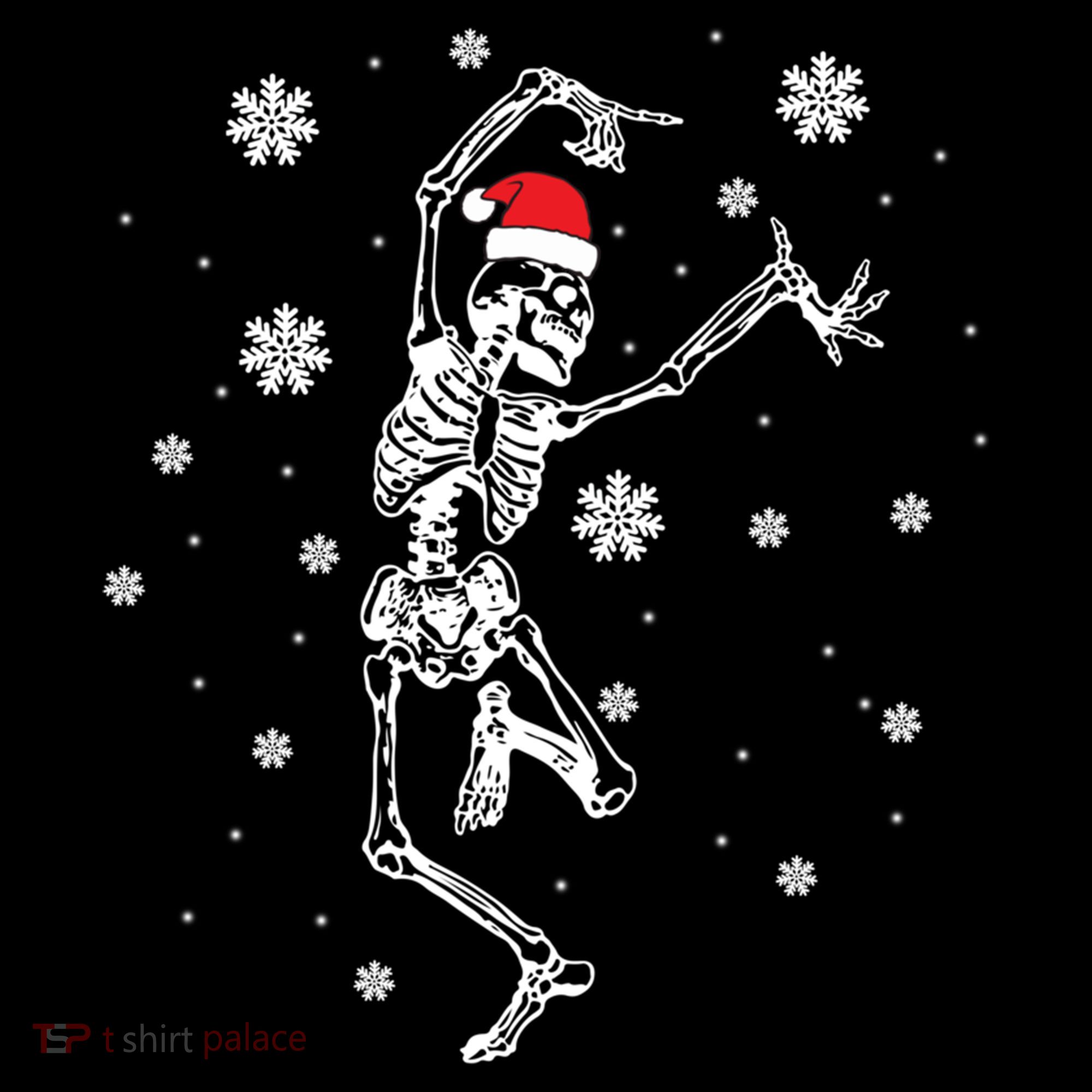 Xmas Tree Christmas Lights Christmas Skeleton Dancing Meaningful Gift USA-Made Doggie Bandana