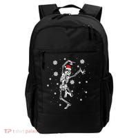 Xmas Tree Christmas Lights Christmas Skeleton Dancing Meaningful Gift Backpack thumb 0