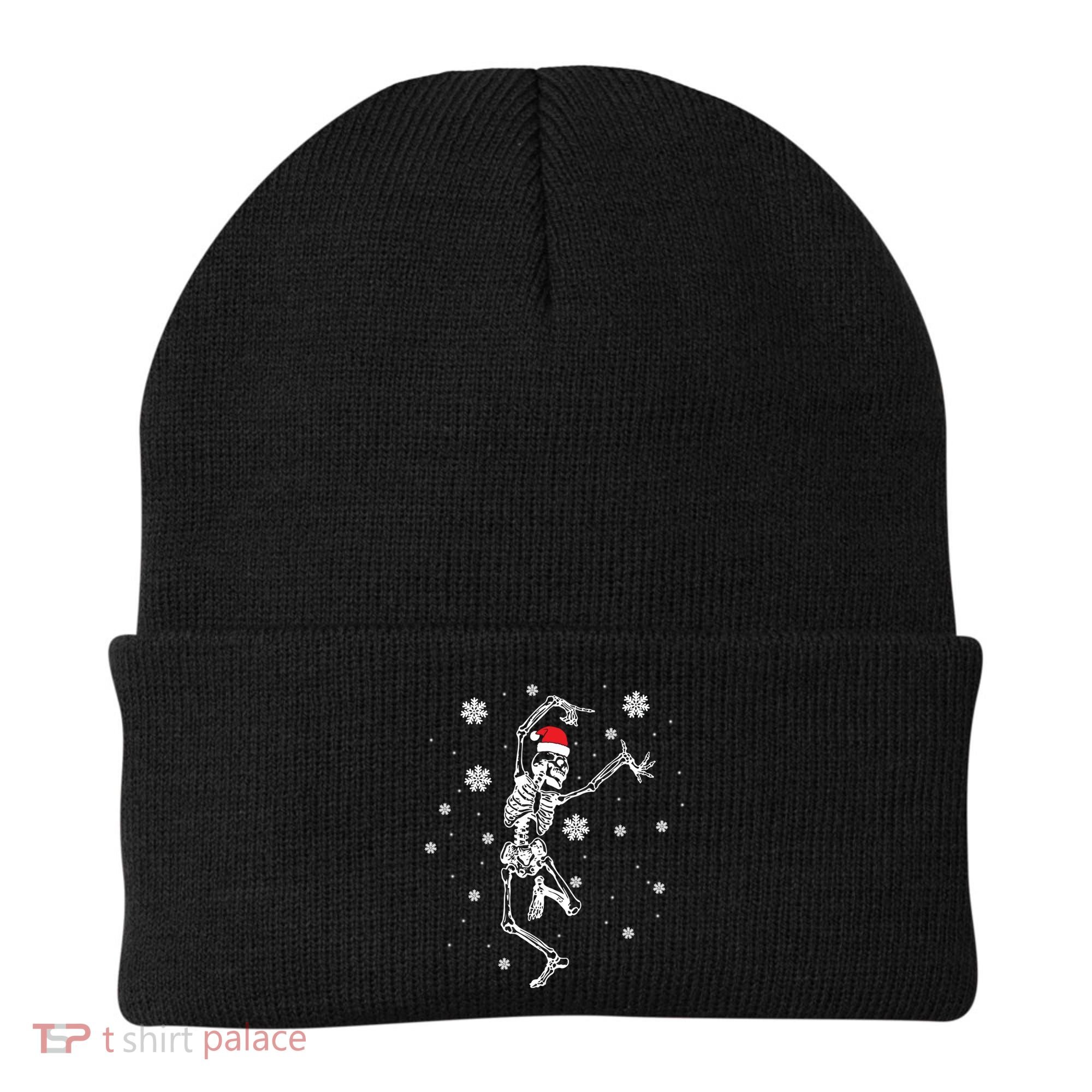 Xmas Tree Christmas Lights Christmas Skeleton Dancing Meaningful Gift Beanie
