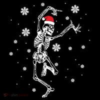 Xmas Tree Christmas Lights Christmas Skeleton Dancing Meaningful Gift Women's Hoodie thumb 2