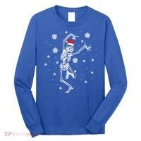 Xmas Tree Christmas Lights Christmas Skeleton Dancing Meaningful Gift Long Sleeve Shirt thumb 0