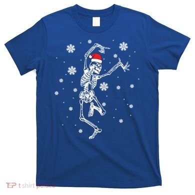 Xmas Tree Christmas Lights Christmas Skeleton Dancing Meaningful Gift T-Shirt