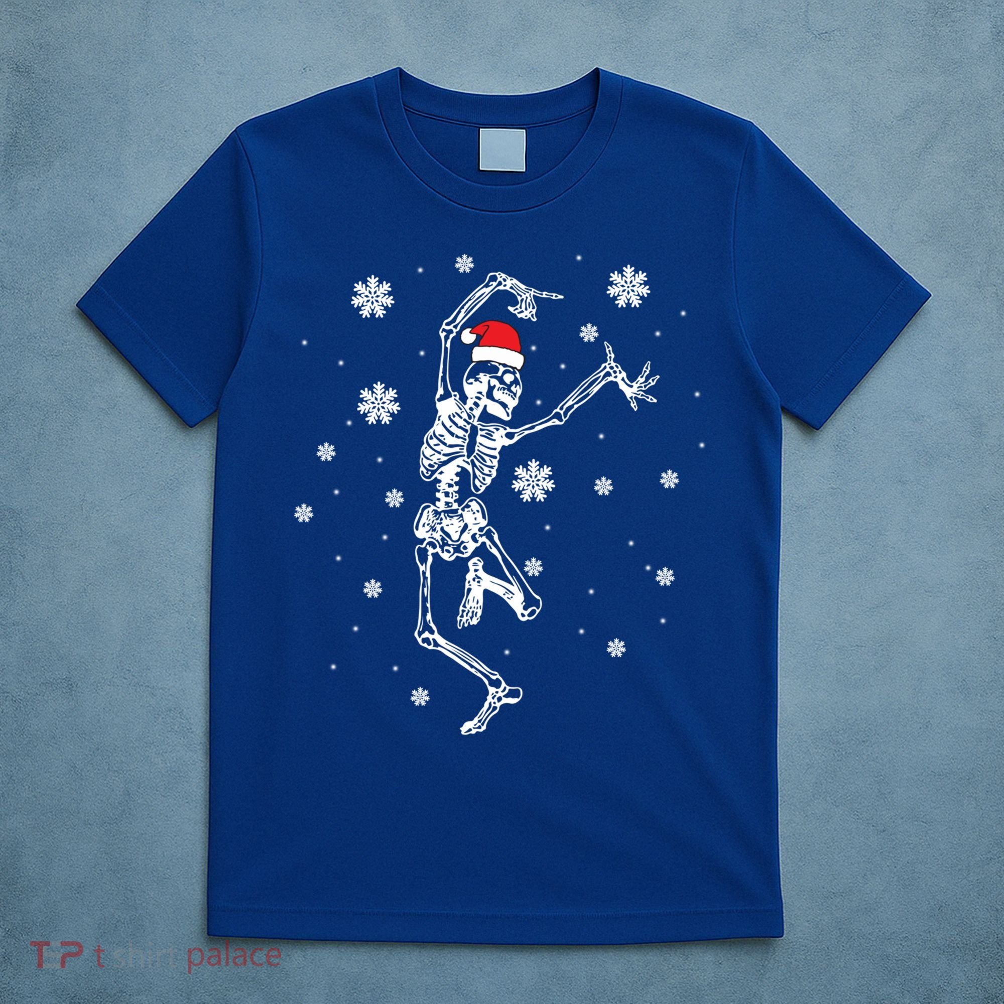 Xmas Tree Christmas Lights Christmas Skeleton Dancing Meaningful Gift T-Shirt