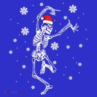Xmas Tree Christmas Lights Christmas Skeleton Dancing Meaningful Gift Mousepad thumb 1