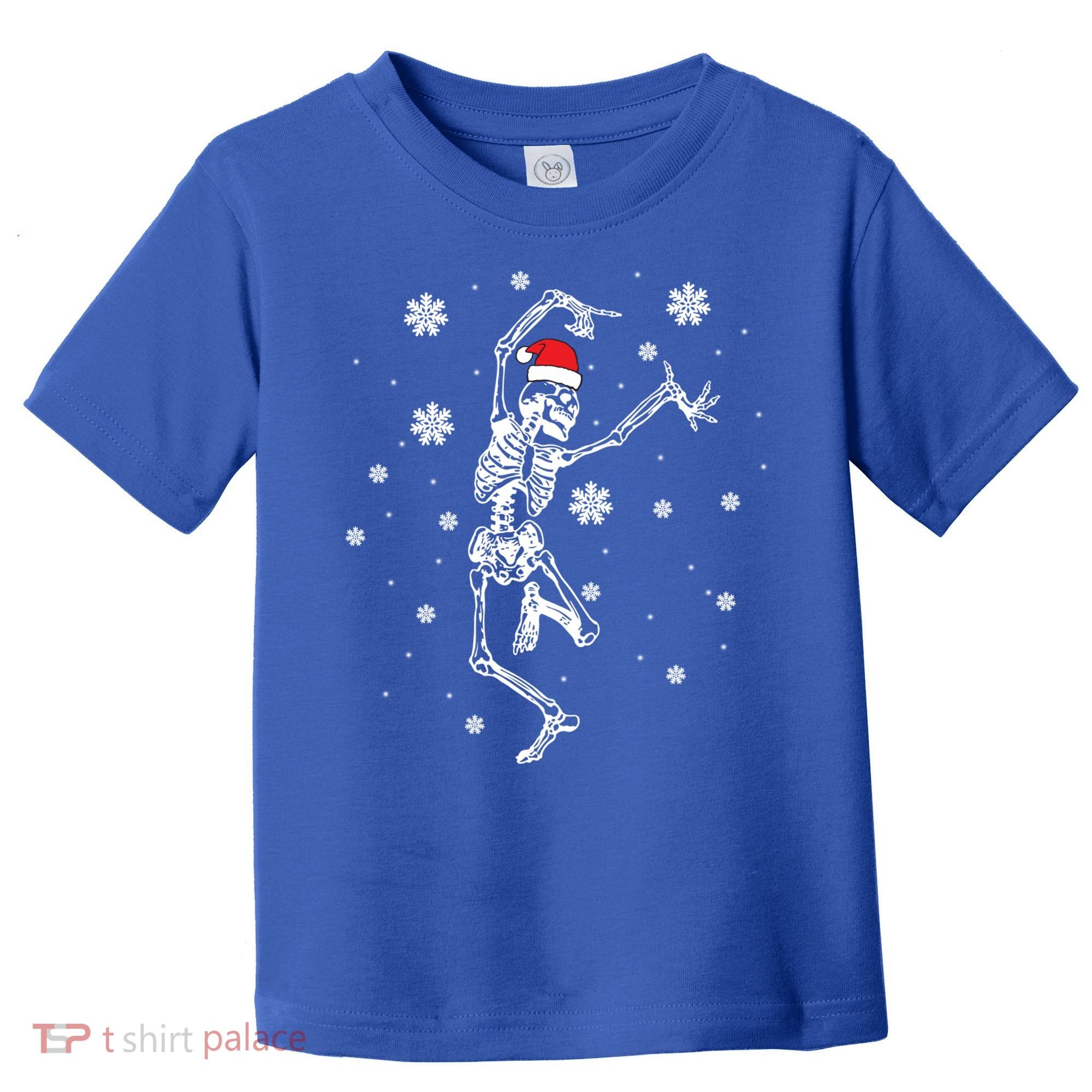 Xmas Tree Christmas Lights Christmas Skeleton Dancing Meaningful Gift Toddler T-Shirt