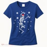 Xmas Tree Christmas Lights Christmas Skeleton Dancing Meaningful Gift Women's T-Shirt thumb 0