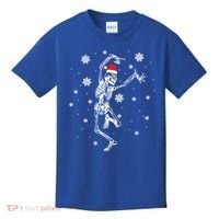Xmas Tree Christmas Lights Christmas Skeleton Dancing Meaningful Gift Kids T-Shirt thumb 0