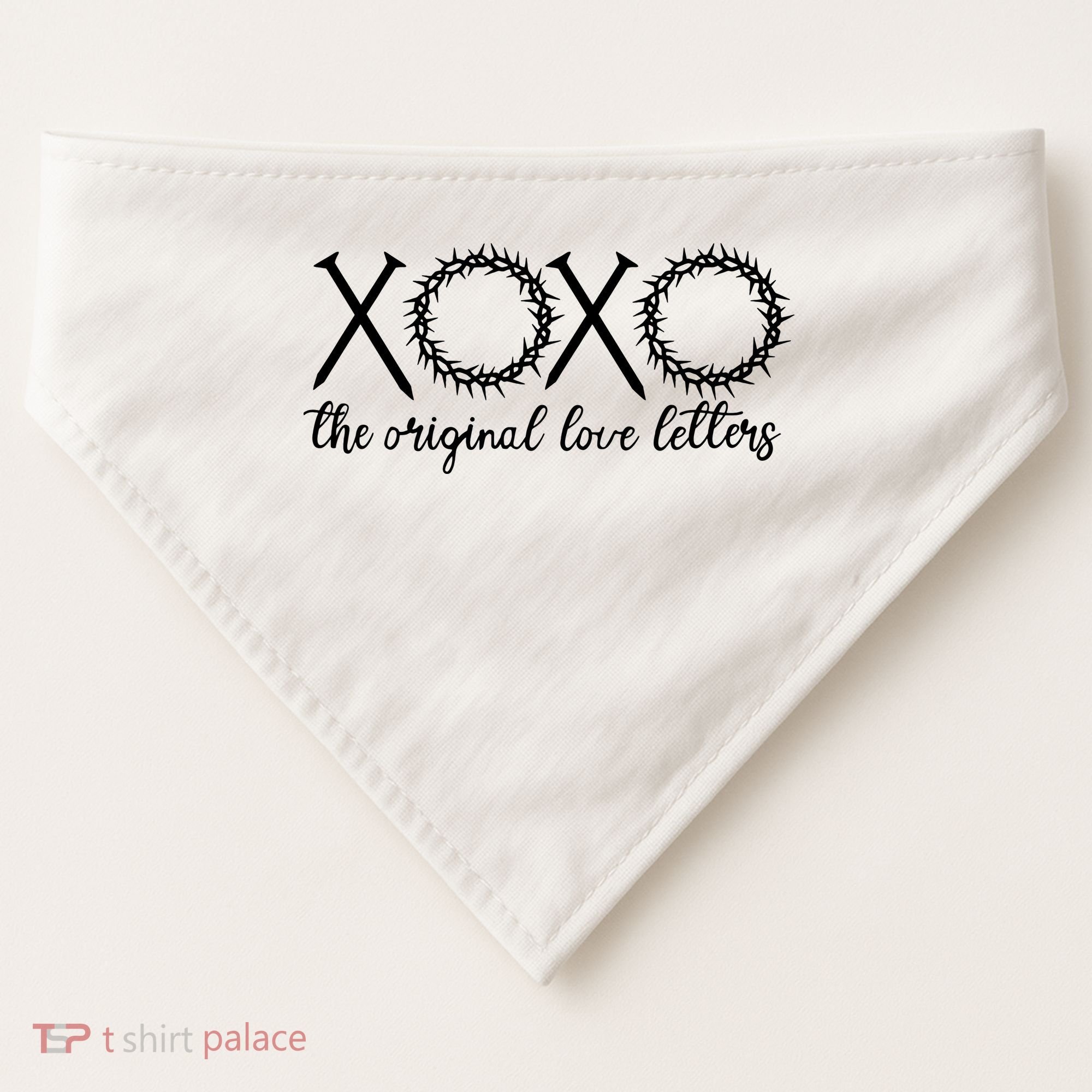 Xoxo The Original Love Letters Easter Christian USA-Made Doggie Bandana