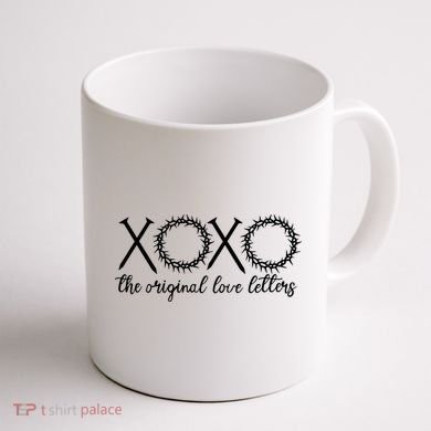 Xoxo The Original Love Letters Easter Christian Coffee Mug back
