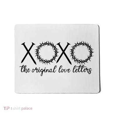 Xoxo The Original Love Letters Easter Christian Mousepad
