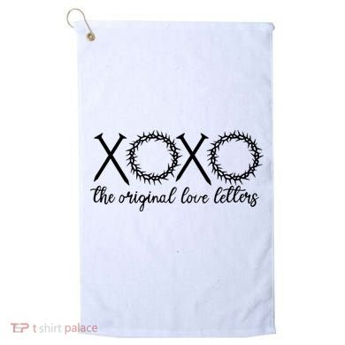Xoxo The Original Love Letters Easter Christian Golf Towel