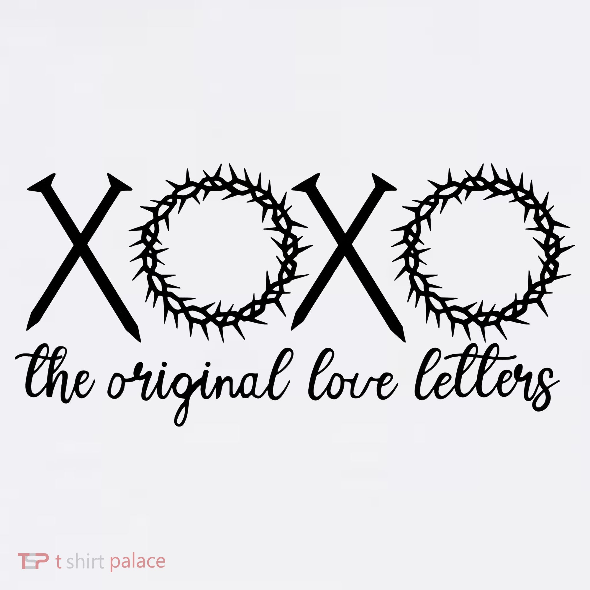 Xoxo The Original Love Letters Easter Christian Women's T-Shirt