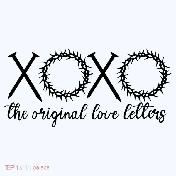Xoxo The Original Love Letters Easter Christian Kids T-Shirt